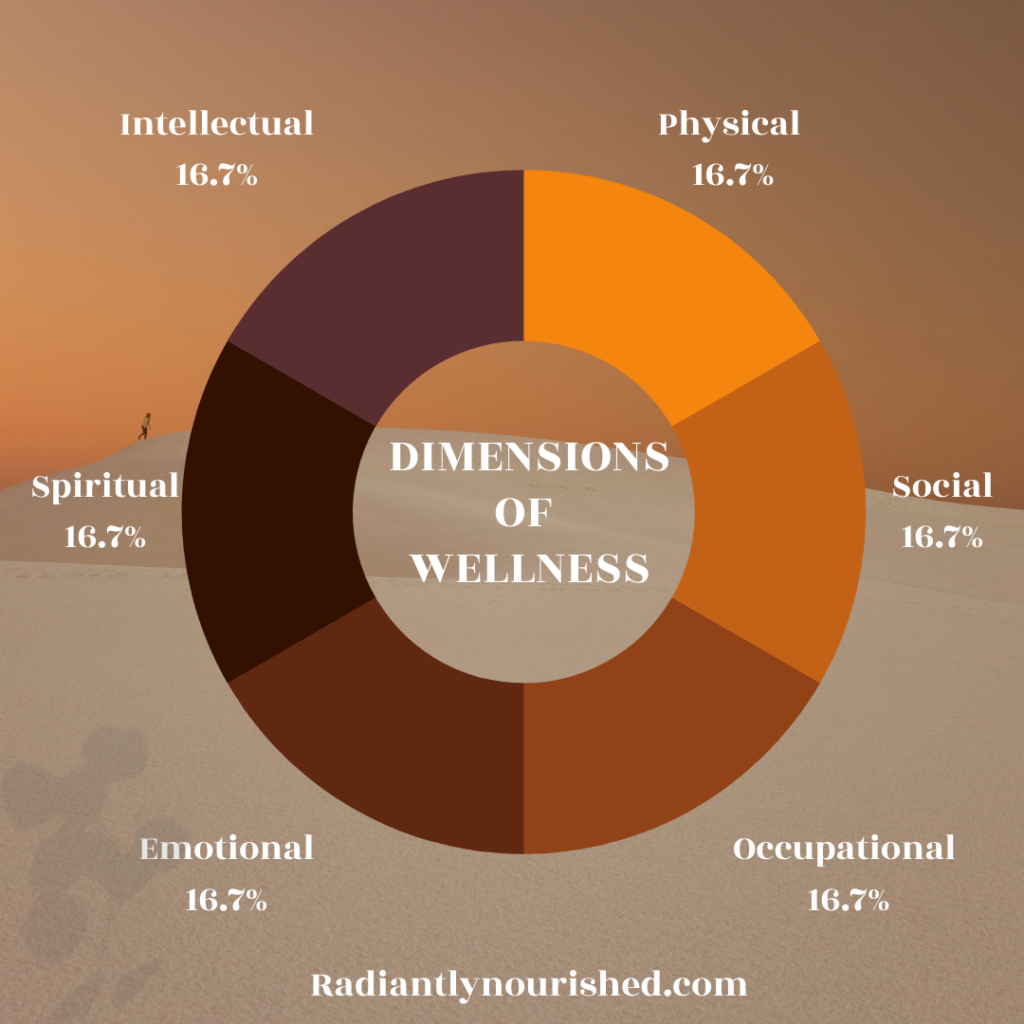 6 Dimensions of Wellness Infographic 