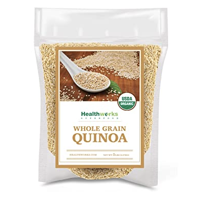 Healthworks White Organic Quinoa - 5 Lb Bag - Radiantly Nourished